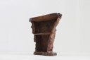 Vintage brutalist tree trunk bar from the 1970s