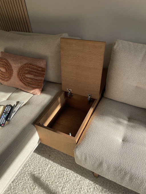 Passepartout sofa Dante with table