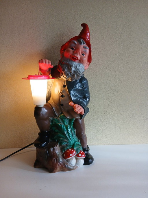 Heissner Gartenzwerg Lampe – 48 cm. – Vintage