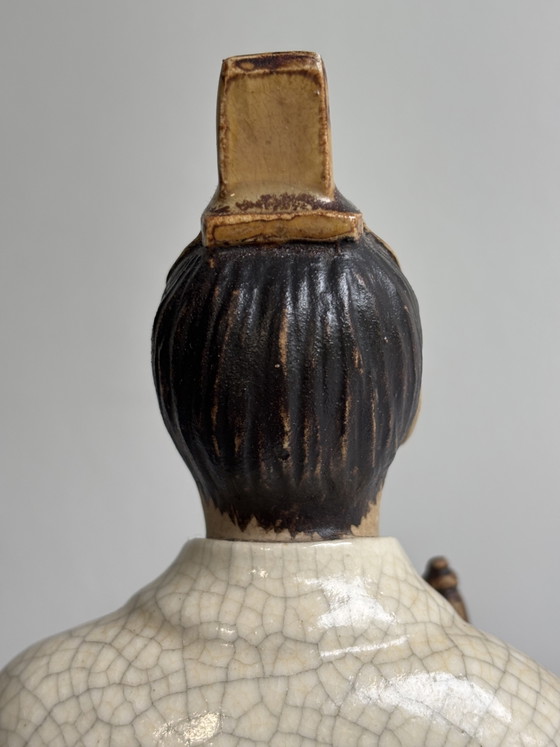 Statuetta vintage in ceramica Shiwan proveniente dalla Cina – Oggetti decorativi, Wood (photo 9 of 13)