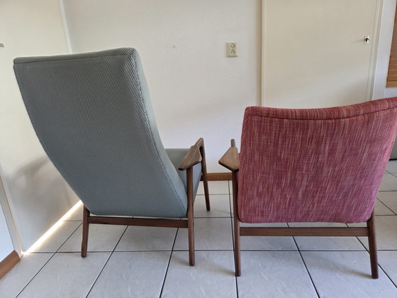 Image 1 of Twee stoelen door Yngve Ekstrom door Pastoe waaronder Ruster