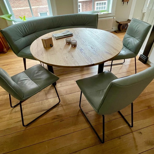 Banc et chaises de salle à manger par Koinor
