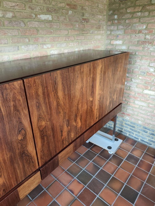 Modernist wall cabinet, furniture factory Aurore 1960