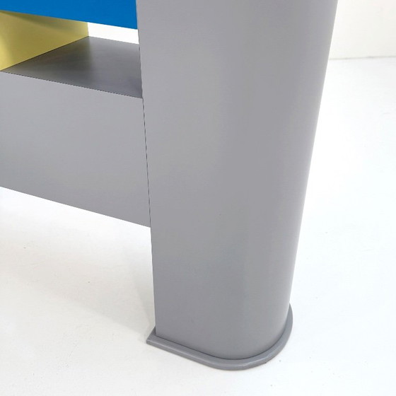 Room Divider / Shelf by Sottsass Associati for Esprit, 1985 – Room screens, Mdf, Wood (photo 6 of 10)