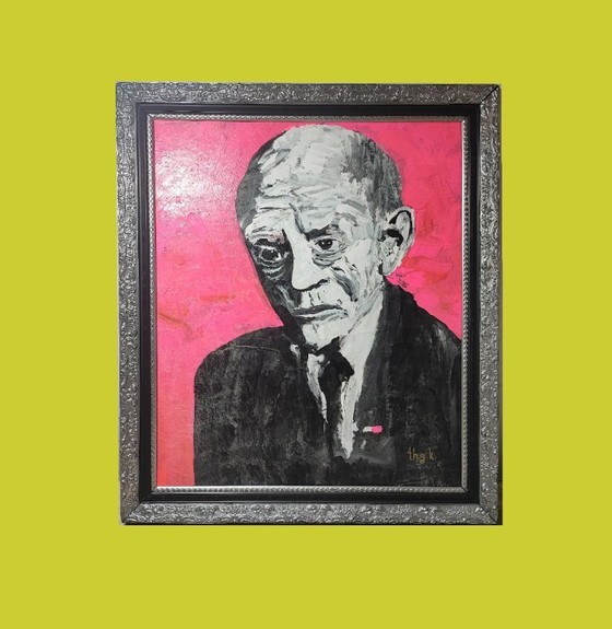 Image 1 of Portrait Karl Valentin Kunst Gemälde Pop Art