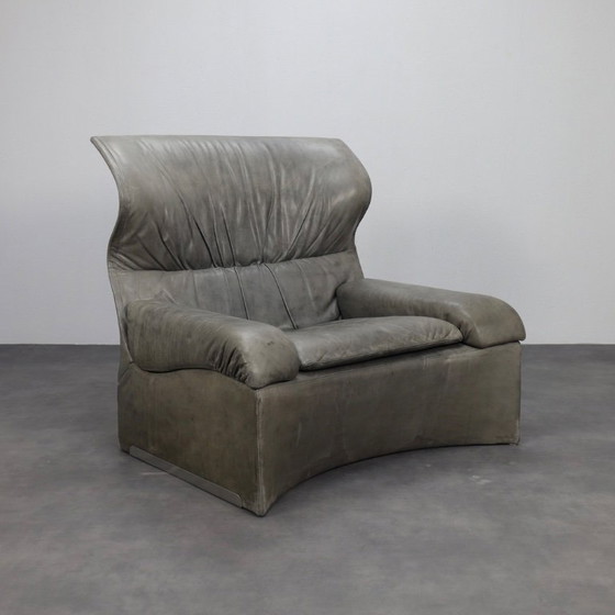 Image 1 of Lounge Chair & Ottoman di Giovanni Offredi per Saporiti, anni '70