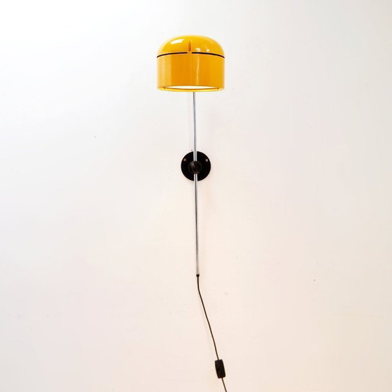 Image 1 of Lampada da parete gialla in stile Space Age di Arnold Berges per Staff – Germania, anni '70