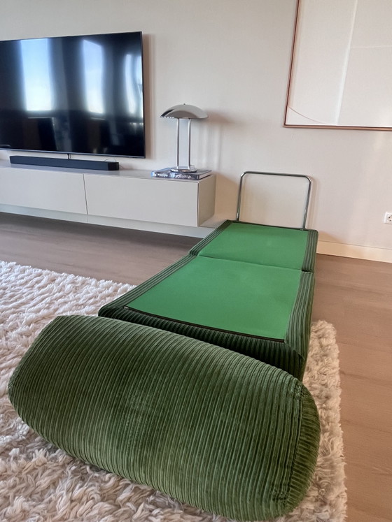 Image 1 of Vintage jaren 70 modulaire sofa | daybed | groen corduroy