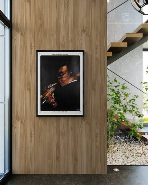 Charlie Parker 1920-1955 – 1975 – Póster musical vintage original de Waldemar Swierzy – Estilo moderno de (photo 2 of 8)