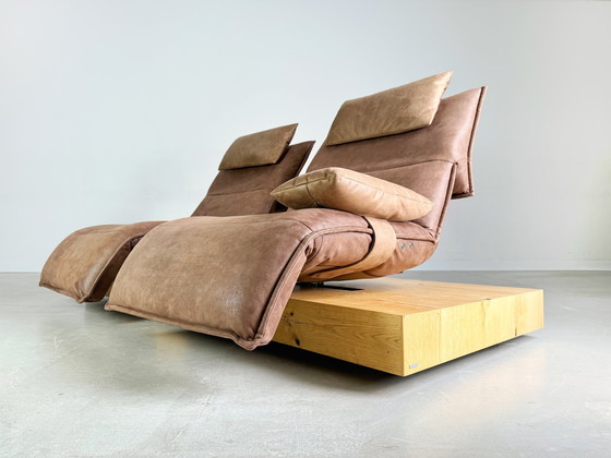 Image 1 of Sofa Couch Koinor Zweisitzer Edit 3 Balkeneiche Wildleder 240Cm