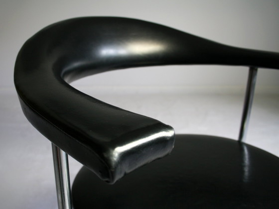 Image 1 of Bullhorn Chair RAR Hans Kaufeld 60th Kontor Chair Leather armchair