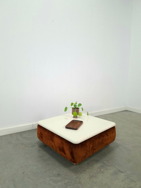 Image 1 of Fluffy Space Age coffee table vintage