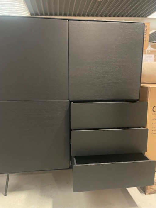 kast zwarte eik