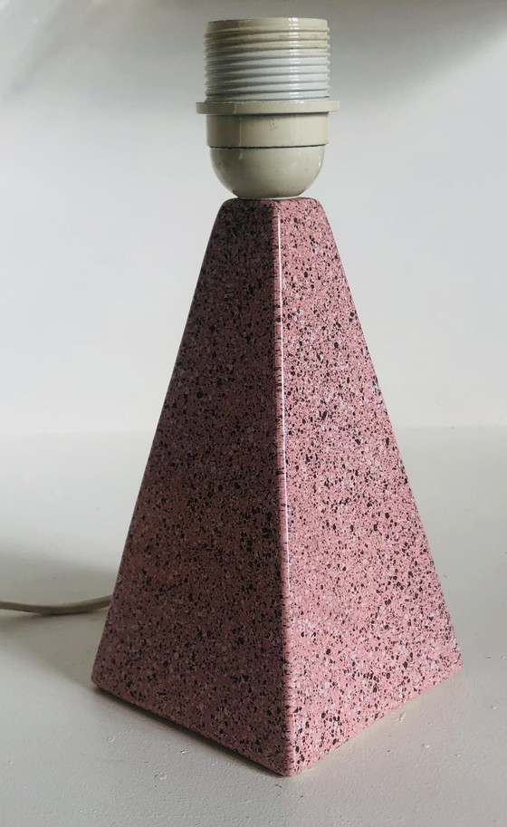 Image 1 of Lamp base in Brussels porcelain with a terrazzo effect
