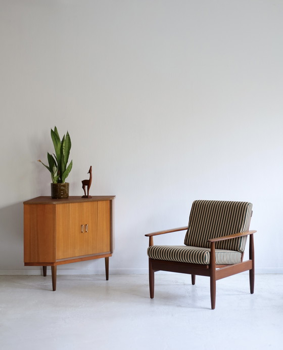 Scandinavische Hoekkast Jaren 60 – Wandkast, Wood (photo 7 of 7)