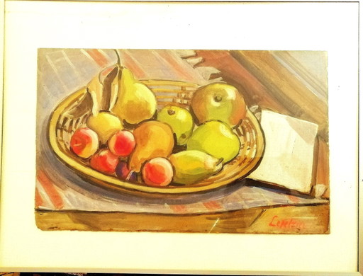 Robert Lepeltier ''Stillleben mit Obst''