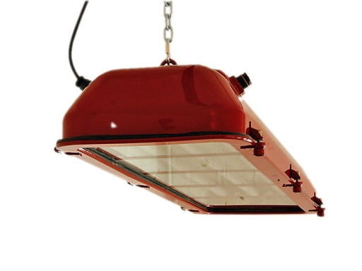 Set van 2 Hanglampen, Billiard Lamp, Bunker Lamp