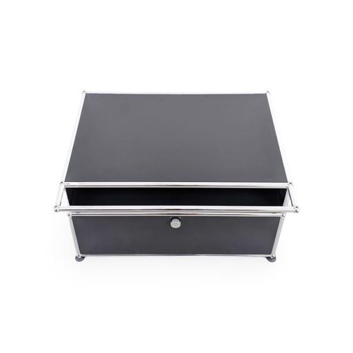 Original USM Haller Couchtisch Fritz Haller Beistelltisch Metall