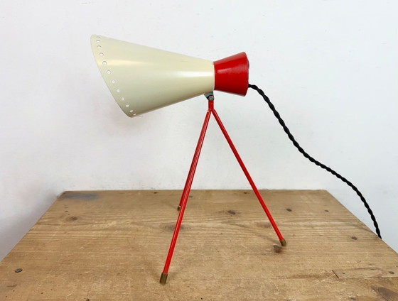 Image 1 of Lampe de table vintage du milieu du siècle par Josef Hůrka pour Napako, 1950s