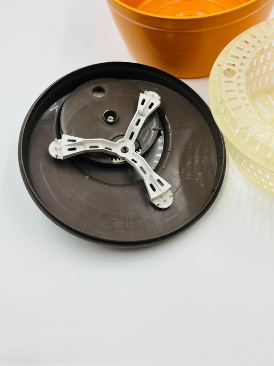 Image 1 of Vintage Moulinex orange salad spinner
