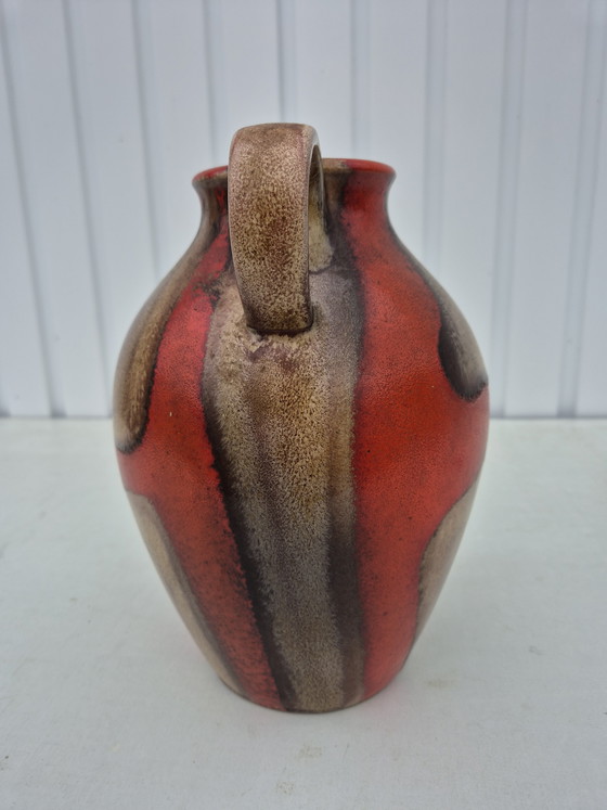 Image 1 of Beautiful German pitcher signed d b hohr, 1970s