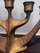 Vintage 1960 Brutalistische Bronzen Kandelaar ,Horst Dalbeck