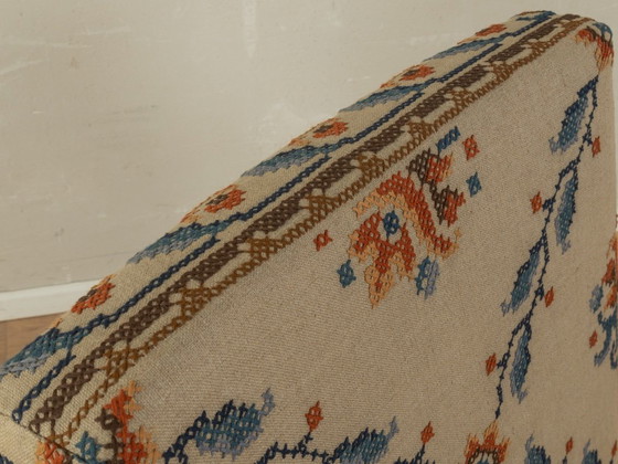 Image 1 of Fauteuil met bloemenpatroon, 1950