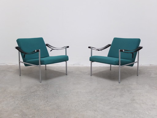 2 Zeldzame 'SZ08' Fauteuils van Martin Visser voor Spectrum, 1960