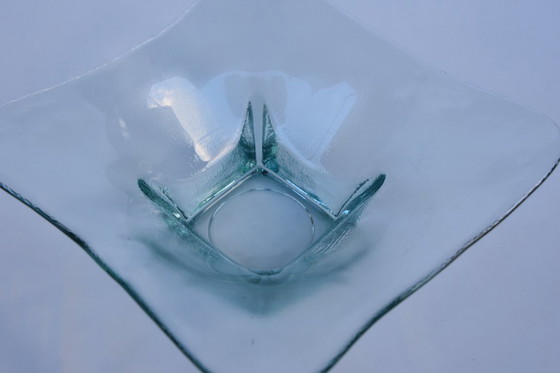 Image 1 of Ciotola quadrata in vetro