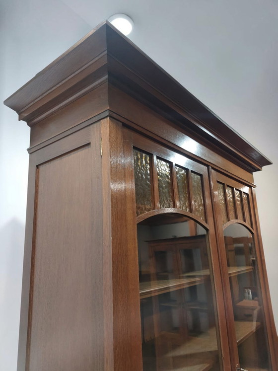 Librería antigua Art Nouveau Pander en Zo. – Wood, Glass (photo 3 of 8)