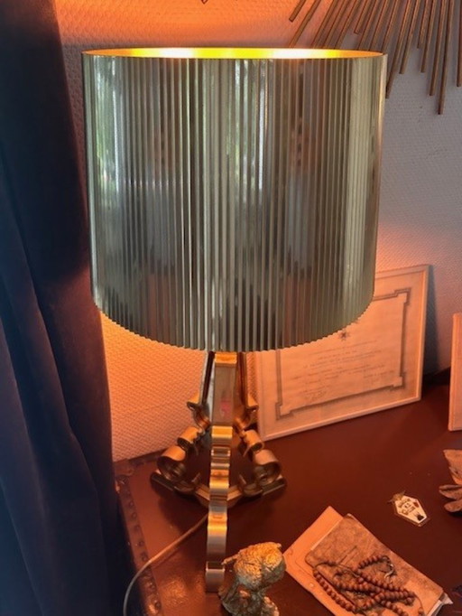 Iconische Kartell Bourgie lamp – goud/transparant design