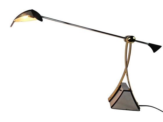 Image 1 of Brilliant-Leuchten - Table lamp - Model 06248 - Memphis Style - Brass - Germany - 90'S