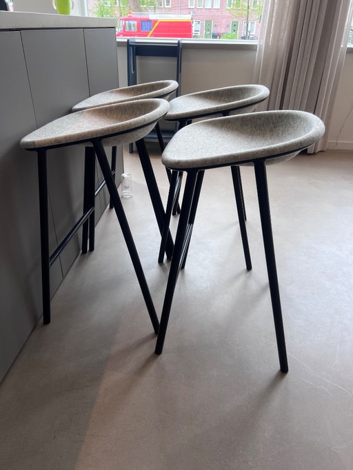 4x De Vorm LJ4 Barstool