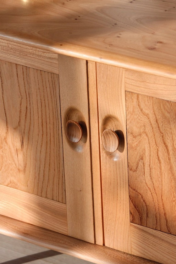 Image 1 of Bibliothèque / Séparateur de pièce Vintage - Modèle Windsor / Girafe - Ercol