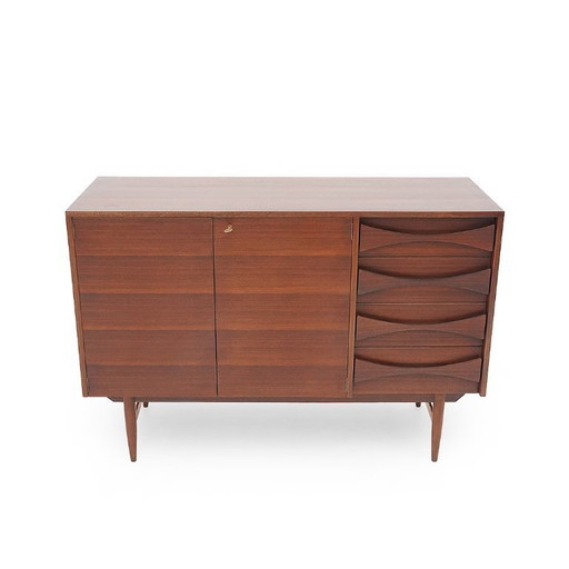 Mahogany sideboard with drawers, 1950s