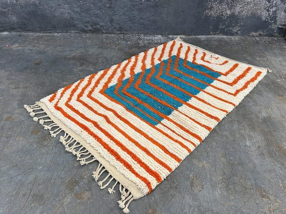 Image 1 of Handwoven Berber rug, traditional craftsmanship, size 150/250 cm