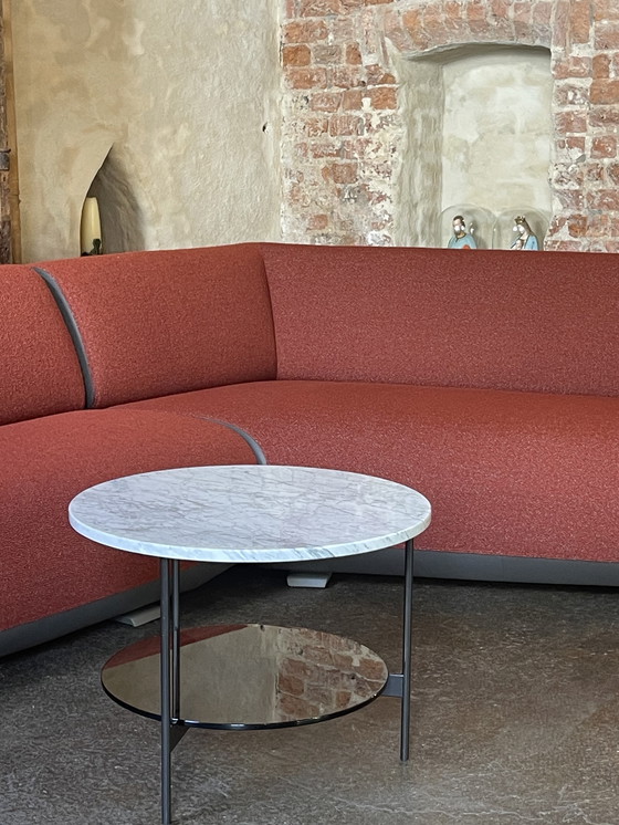 Image 1 of Leolux Tampa round coffee table double marble