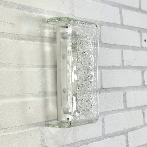Italienische Glas-Wandleuchte von BRG