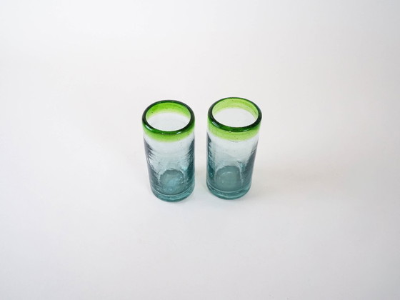 Image 1 of Set van twee glazen, Deens design, jaren 70, gemaakt in Denemarken.