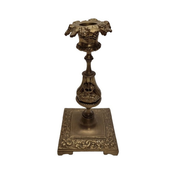 Image 1 of candelabro antiguo francés de latón