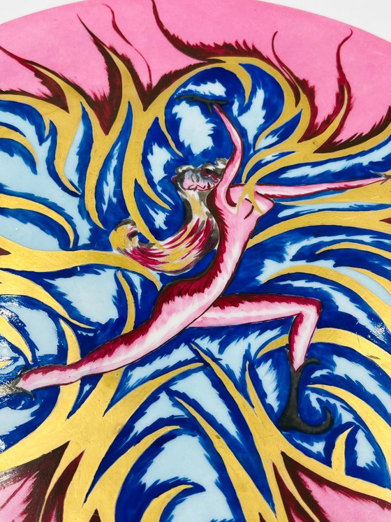 Image 1 of Piatto dell'artista firmato Marie-Rose Debut-Seurin