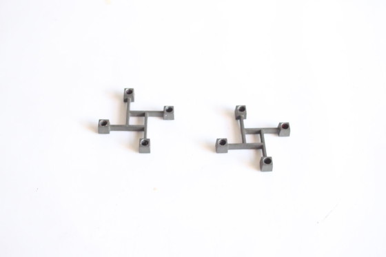 Image 1 of Jens Quistgaard candle holders for Paro, Denmark set of two