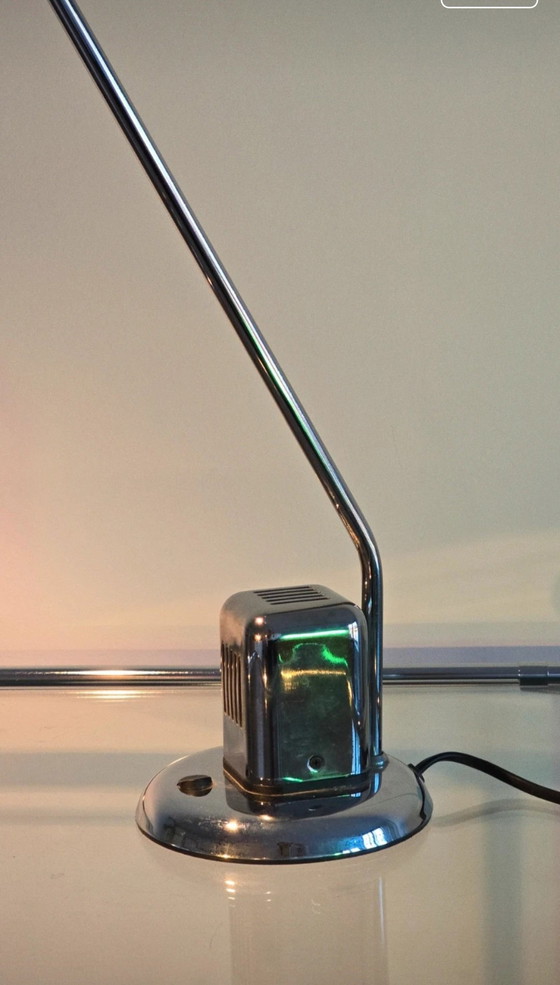 Image 1 of SPACE AGE ICON: Desk Lamp (Chrome) 70s - 80s