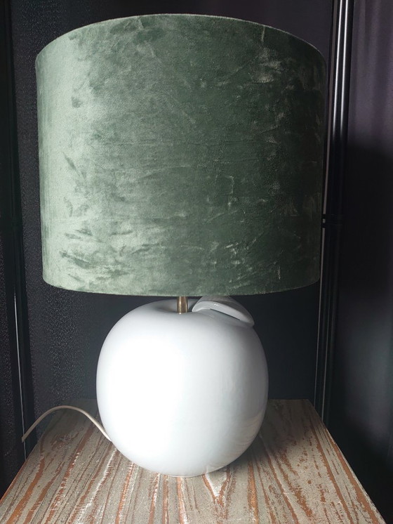 Image 1 of Vintage Herda table lamp "Apple" made of ceramic