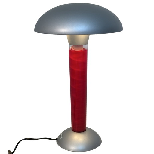 Pop Art / Space Age design - Mushroom Flow lamp - Liquid filled, rotating upright - New Old Stock, multiple available