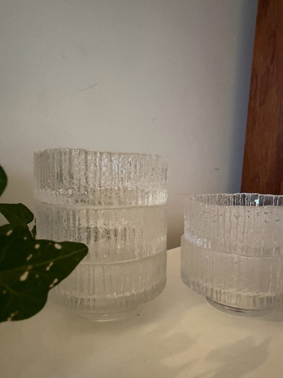 Set of 5 Ice Glass Coupes Thomas Germany, Glass & Decanter, Transparent (photo 2 of 6)