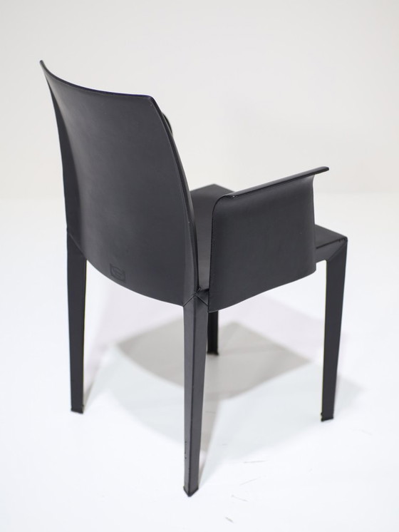 Image 1 of 4x Sillas de comedor Poltrona Frau Lola diseño italiano