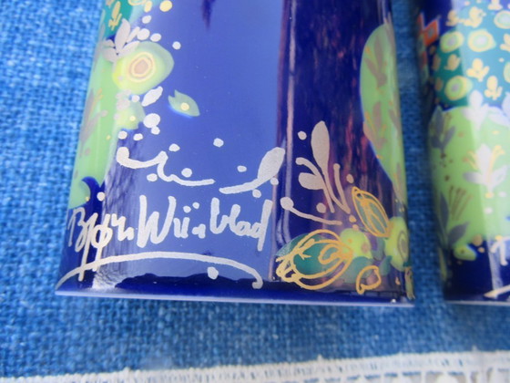 Image 1 of Een paar Rosenthal Bjorn Wiinblad vazen ​​1001 Nachten