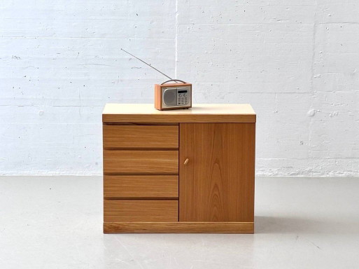 Cassettiera compatta in stile scandinavo, anni '80