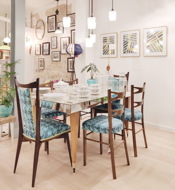 Image 1 of Satz Esszimmerstühle, 1960er Jahre